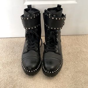 Sam Edelman Jennifer Combat Boots- Size 8